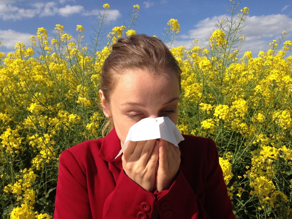 Dusty environment only intensifies the spring allergy symptoms.