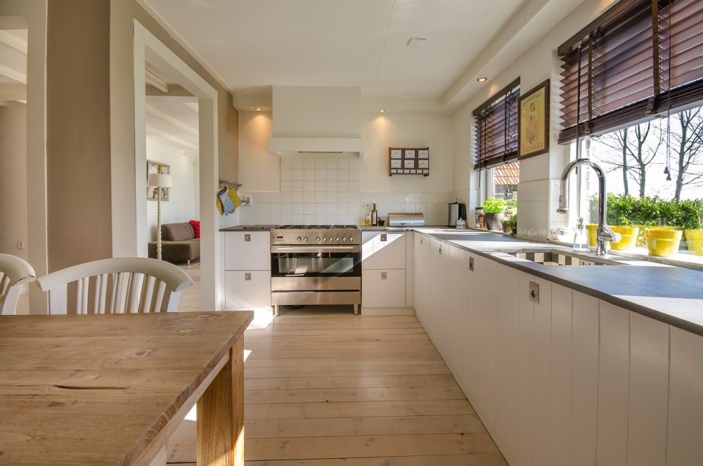 A neat and clean kitchen keeps you healthy and happy.