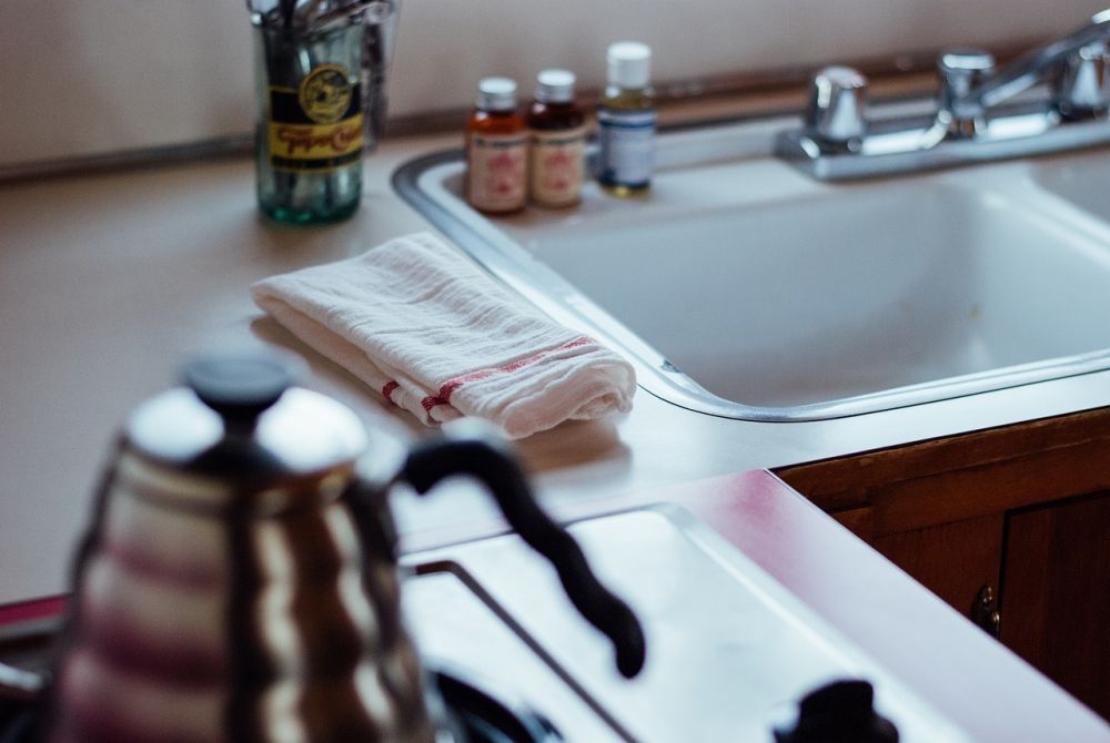 An organized and clean kitchen will make you feel better.