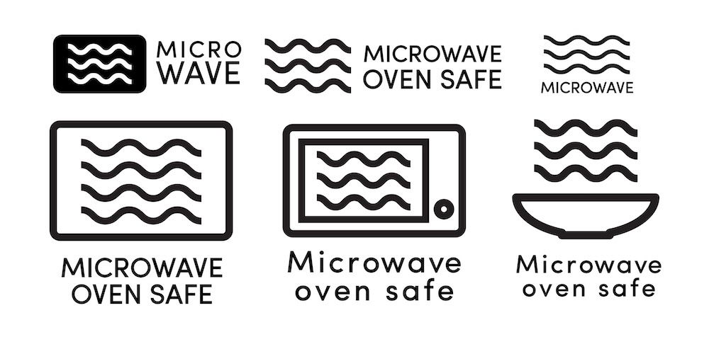 Always check for microwave-safe icons on your cookware to ensure safe and effective cleaning and cooking.