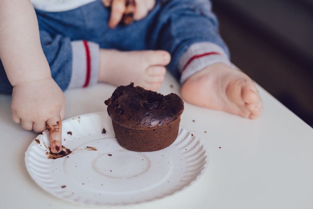 Kids are great at staining with chocolates.