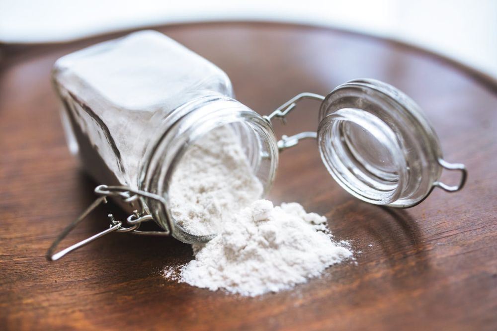 Baking soda and vinegar are great natural home cleaners.