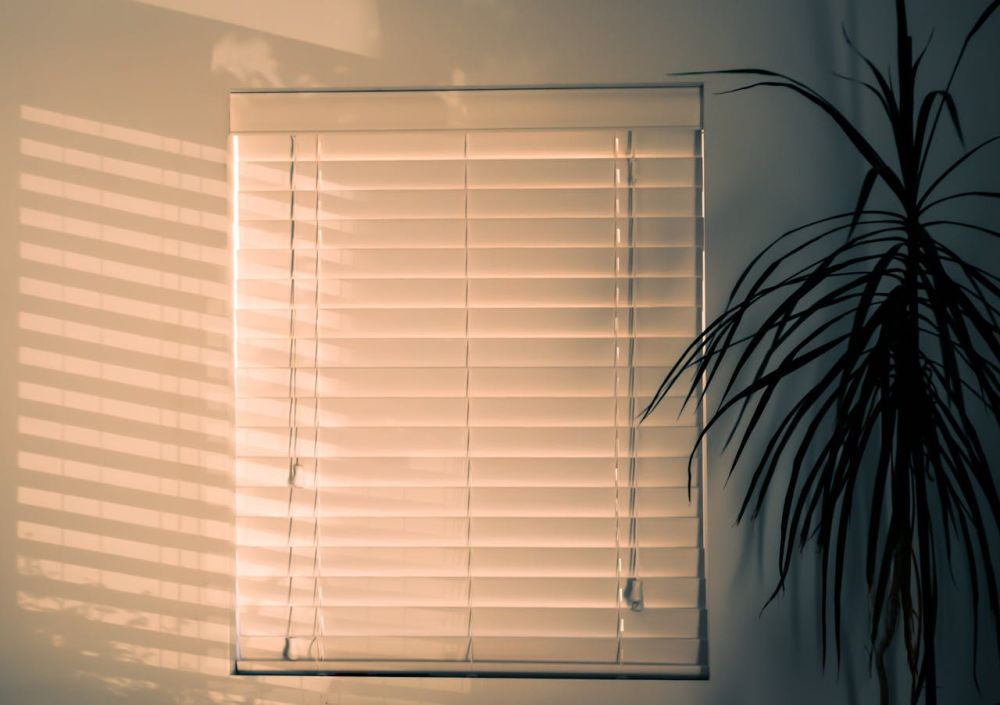 Open clean blinds to let the sunshine inside the room.