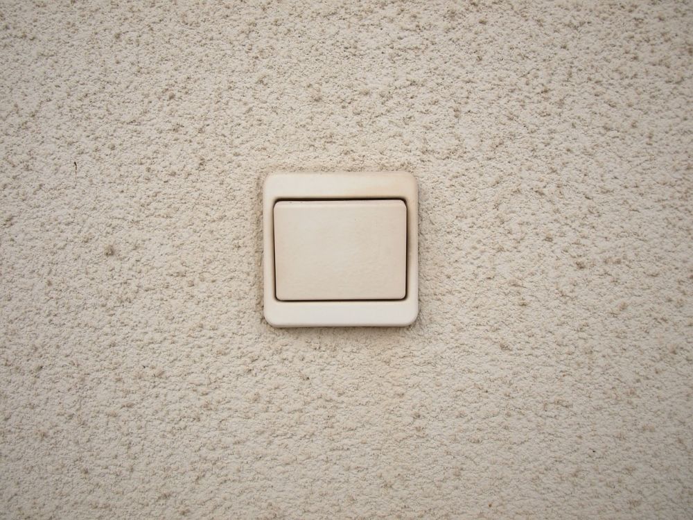 Remember to sanitize the light switches at least on the weekly basis. Be careful with electricity.