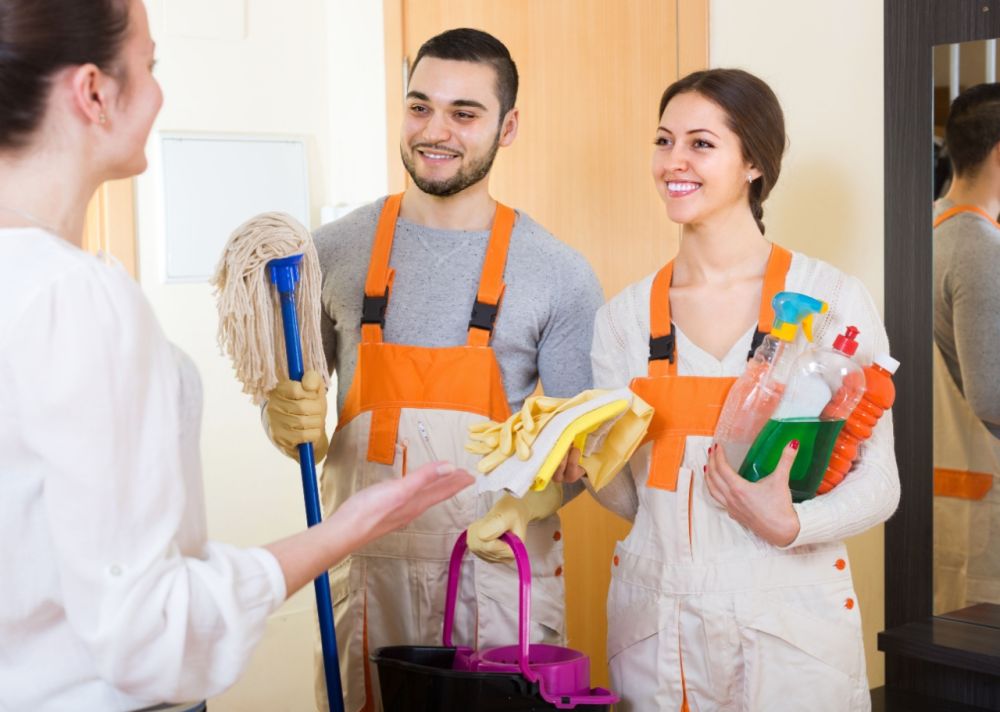 Professional cleaning services require initial onboarding for optimal results