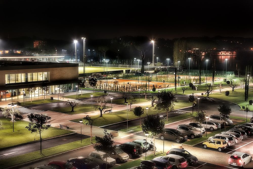 A wonderful view of the parked cars.