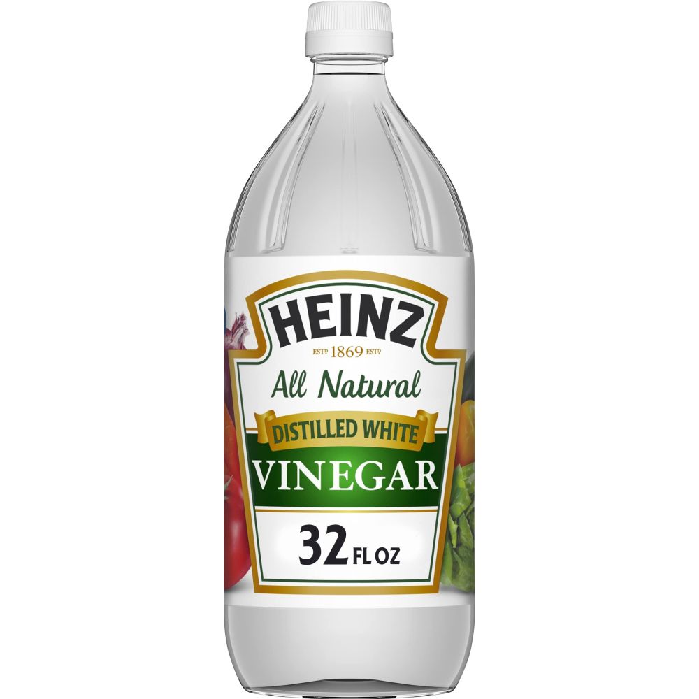 White vinegar is valued for its natural disinfecting properties and versatility in various cleaning tasks.