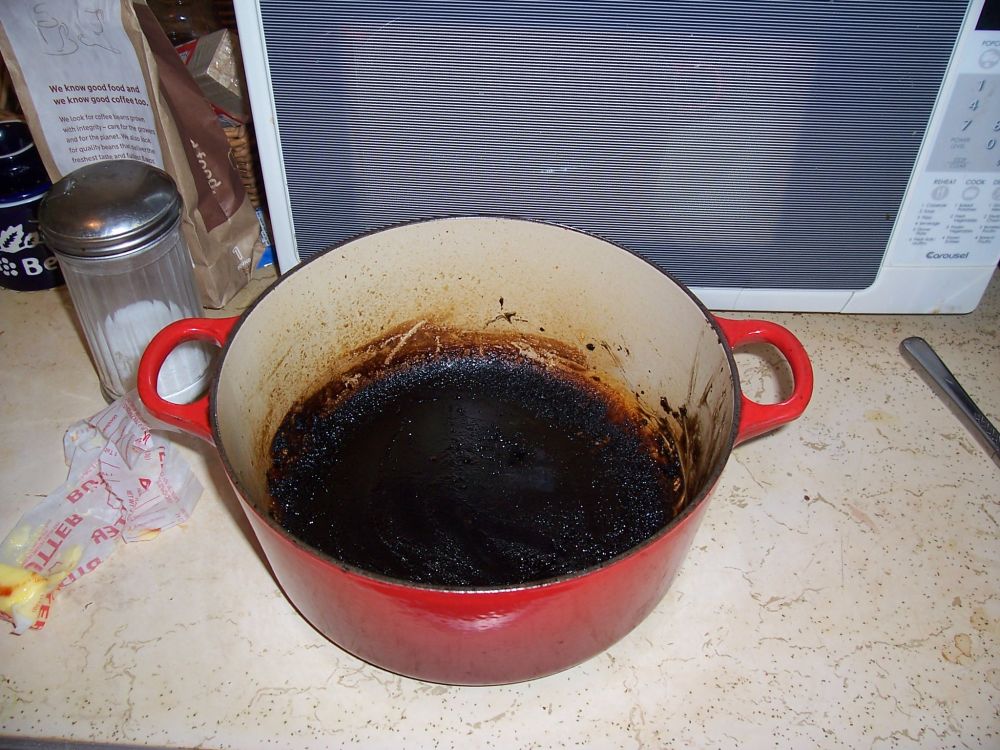 The smell from a burnt-out meal can remain around your apartment for a very long time