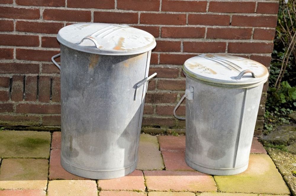 Clean the trash cans regularly to avoid germs.