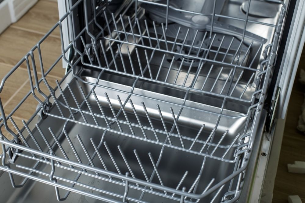 Inspect and maintain dishwasher racks to prevent rust and ensure they are properly aligned.