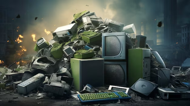 Pile of Progress - The E-Waste Consequence